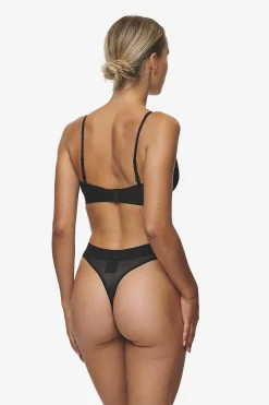 Pegador Katia Triangle Bralette Black White