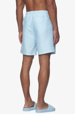 Pegador Kempton Monogram Swim Shorts Baby Blue