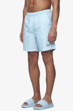 Pegador Kempton Monogram Swim Shorts Baby Blue