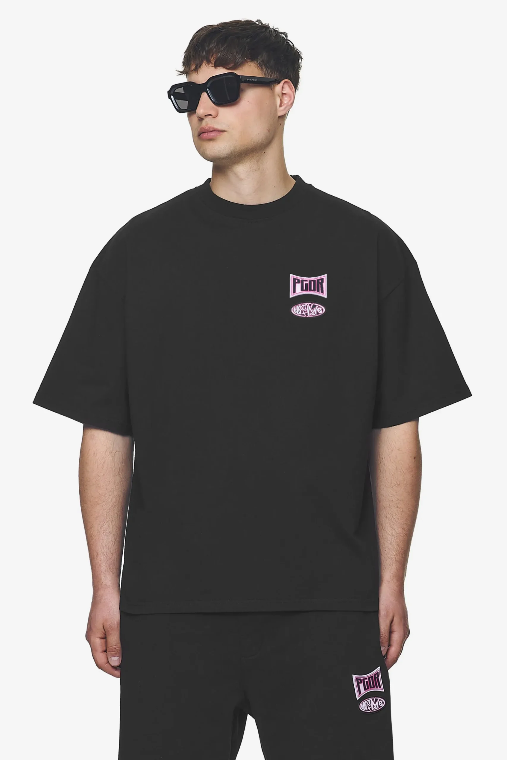 Pegador Keyes Terry Boxy Tee Washed Black