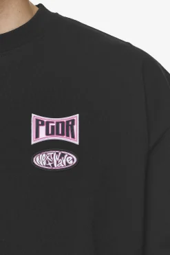Pegador Keyes Terry Boxy Tee Washed Black