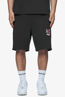 Pegador Keyes Terry Shorts Washed Black