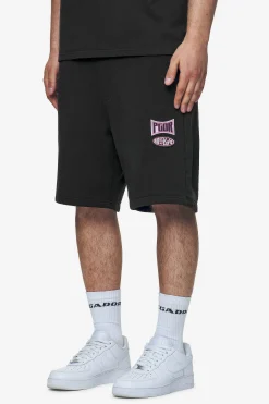 Pegador Keyes Terry Shorts Washed Black