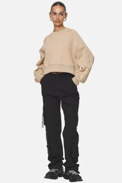 Pegador Kintore Cropped Oversized Raglan Sweater
