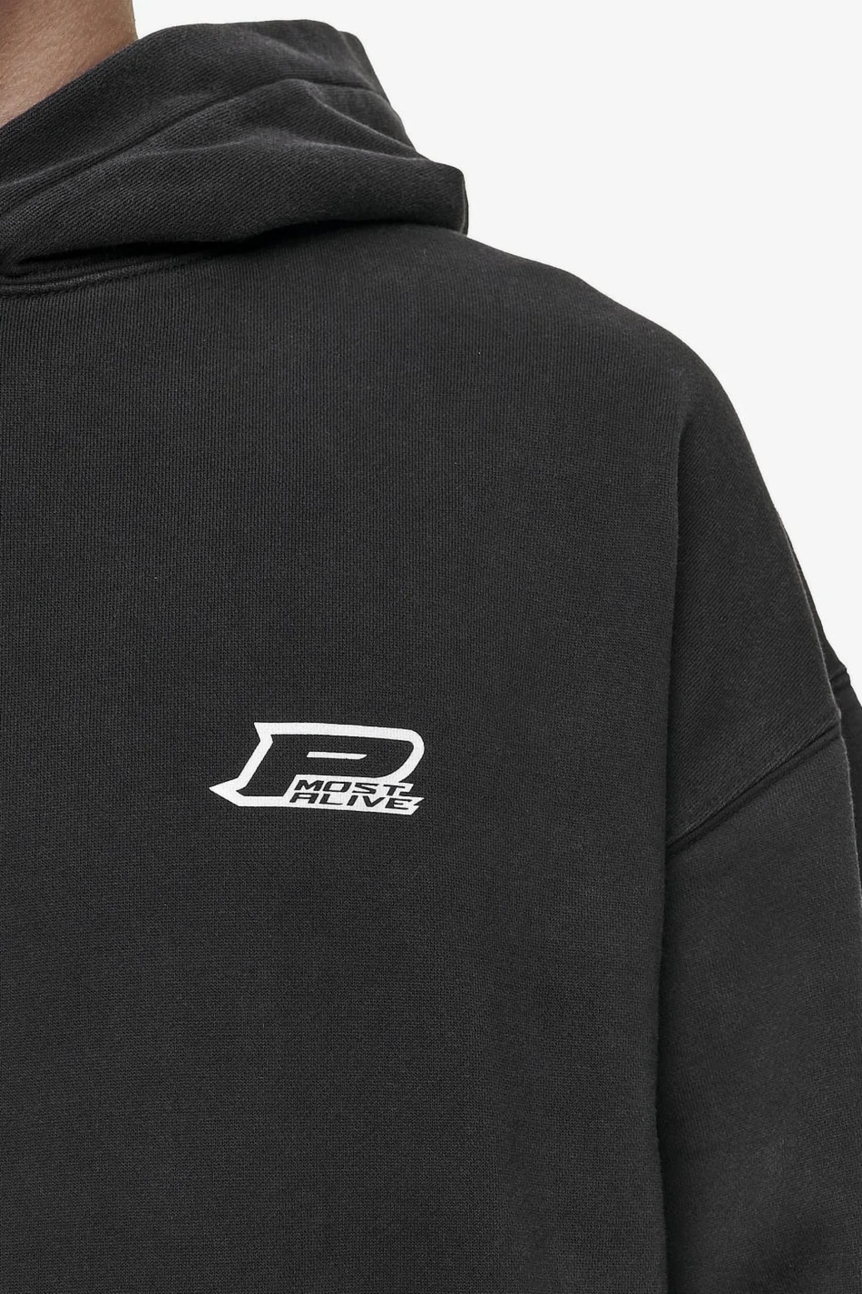 Pegador Lance Oversized Hoodie Vintage Black
