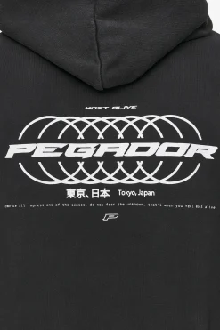 Pegador Lance Oversized Hoodie Vintage Black