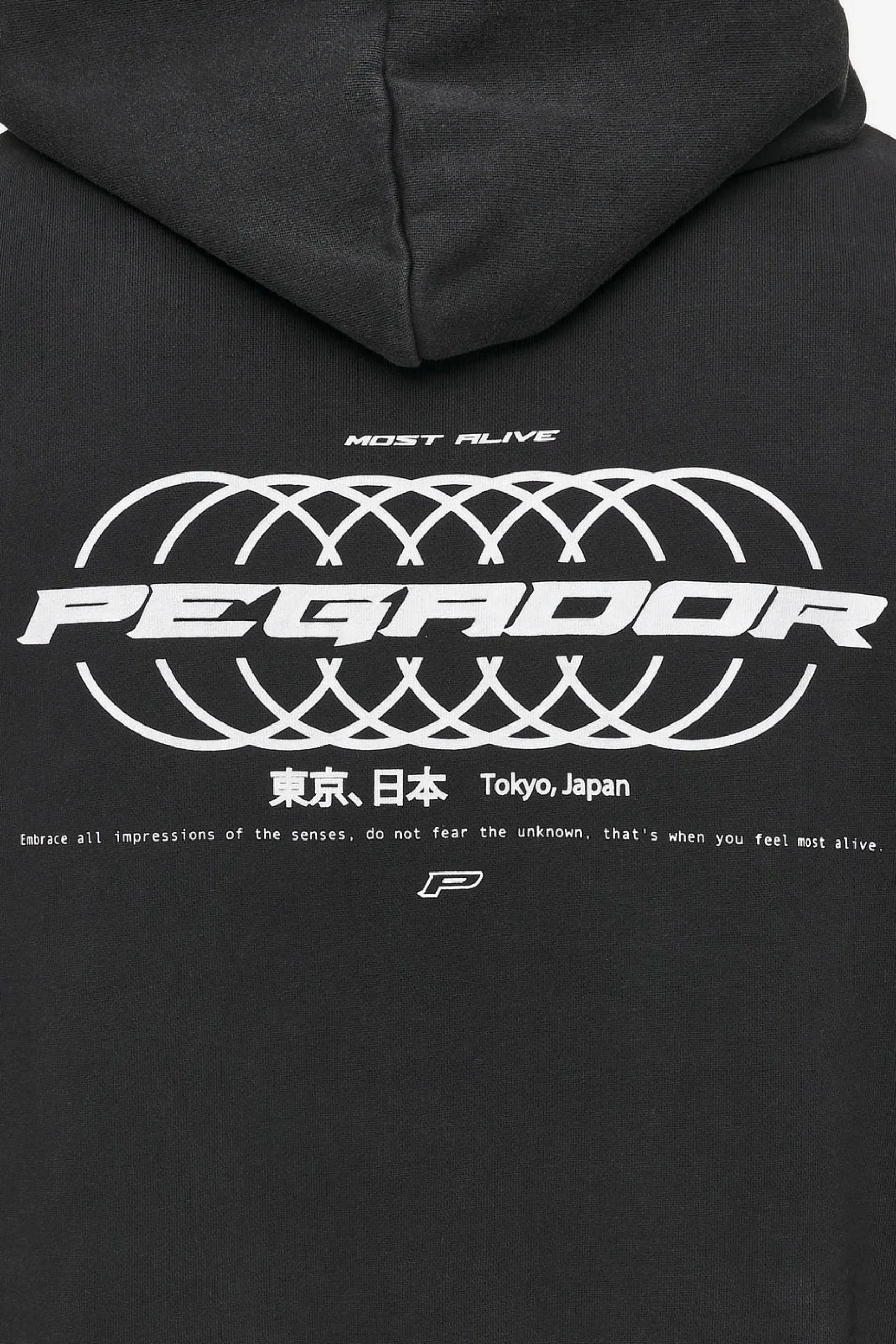 Pegador Lance Oversized Hoodie Vintage Black