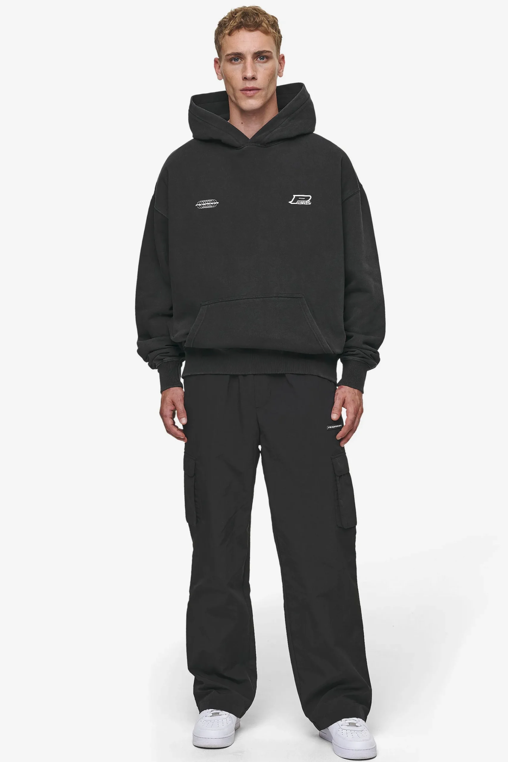 Pegador Lance Oversized Hoodie Vintage Black