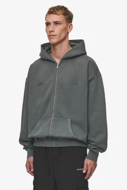 Pegador Lance Oversized Sweat Jacket Vintage Anthracite