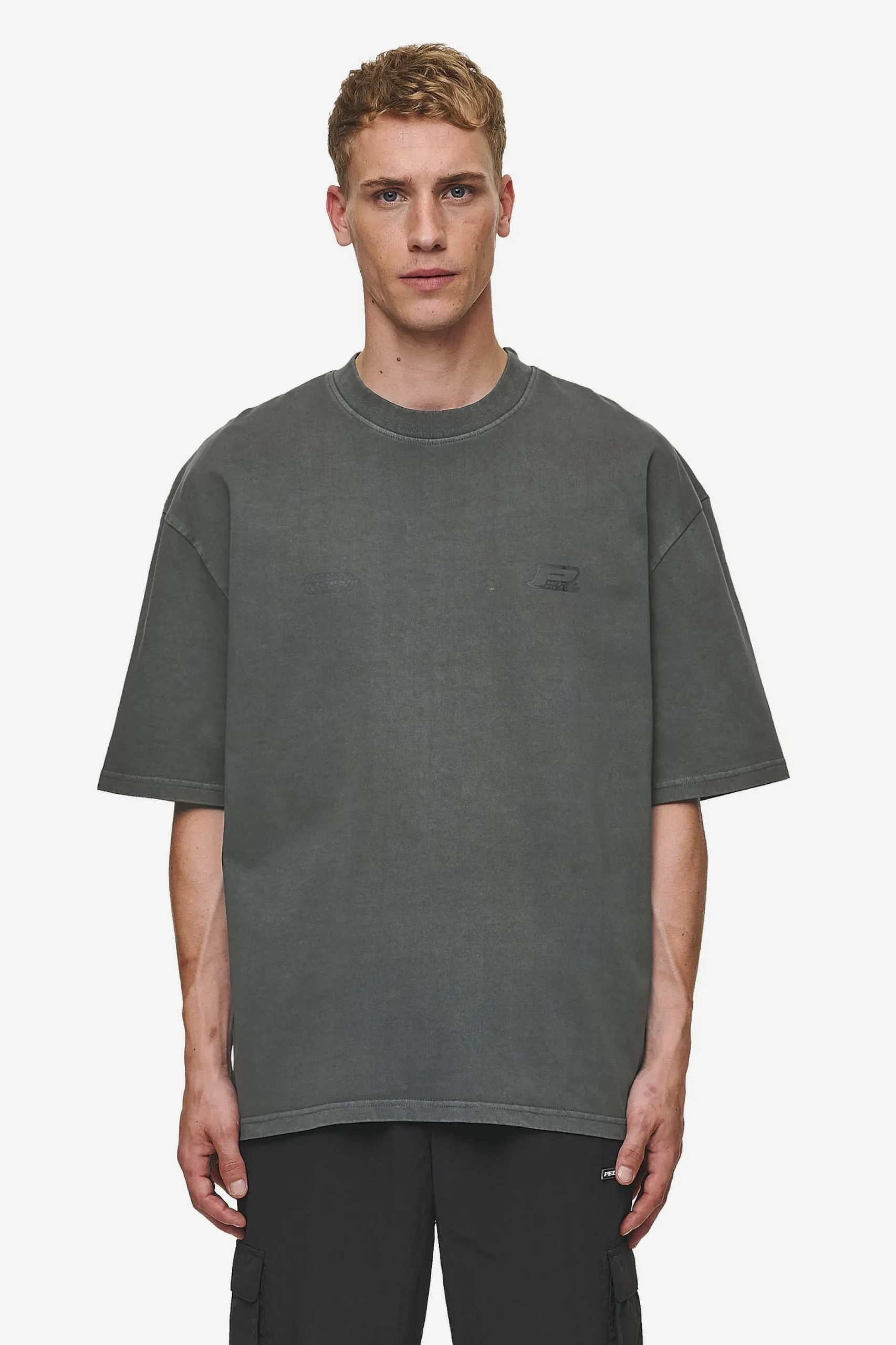 Pegador Lance Oversized Tee Vintage Anthracite
