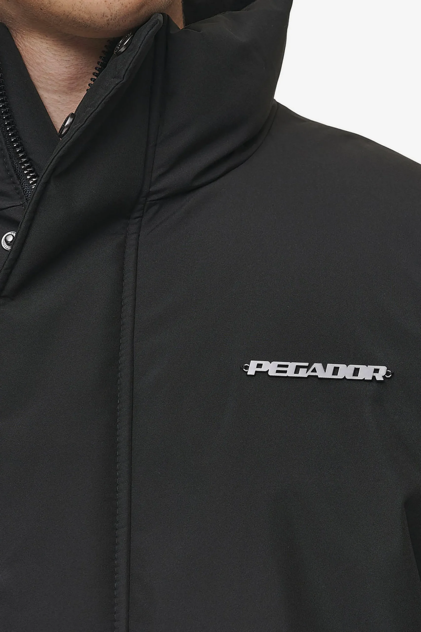Pegador Lavoy Cropped Boxy Puffer Jacket