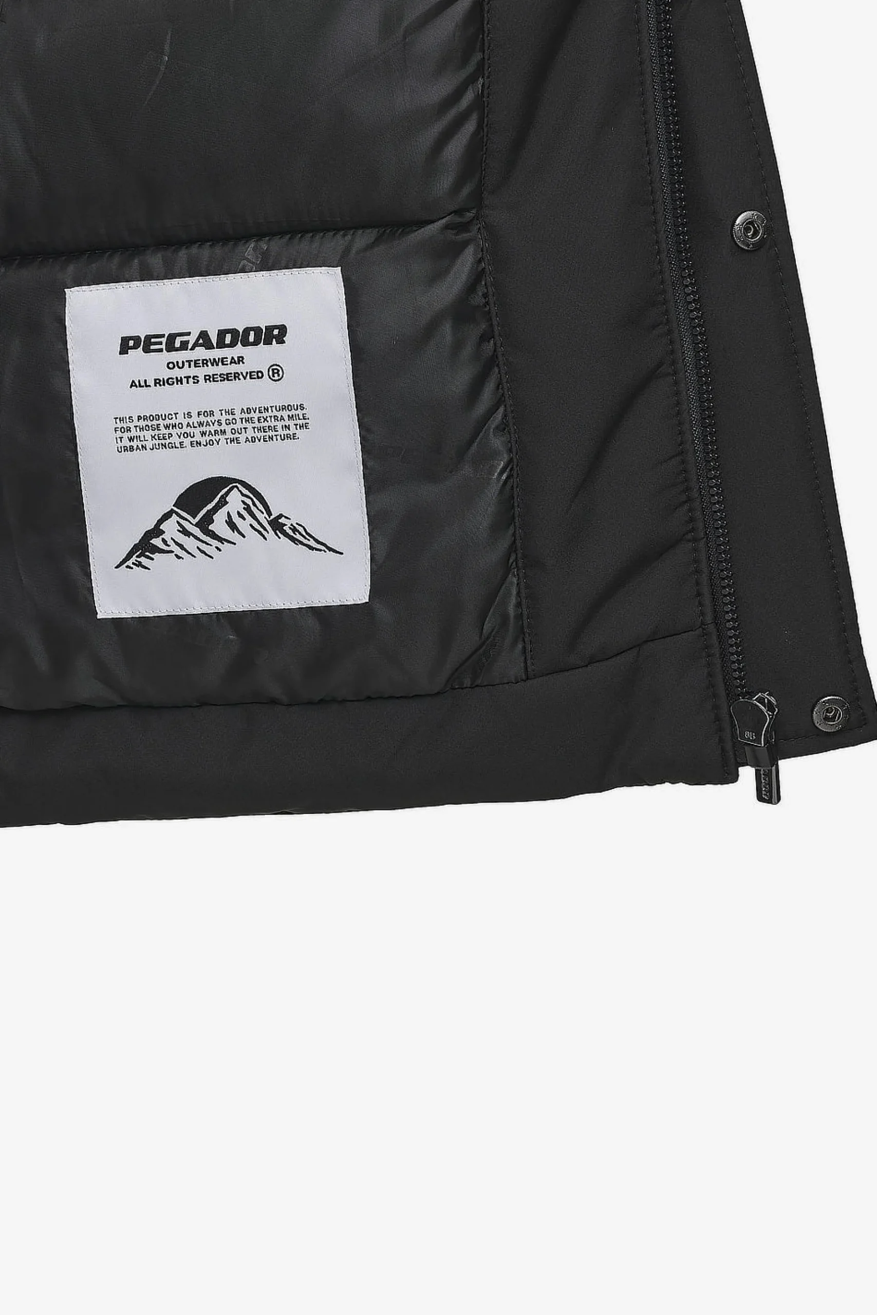Pegador Lavoy Cropped Boxy Puffer Jacket