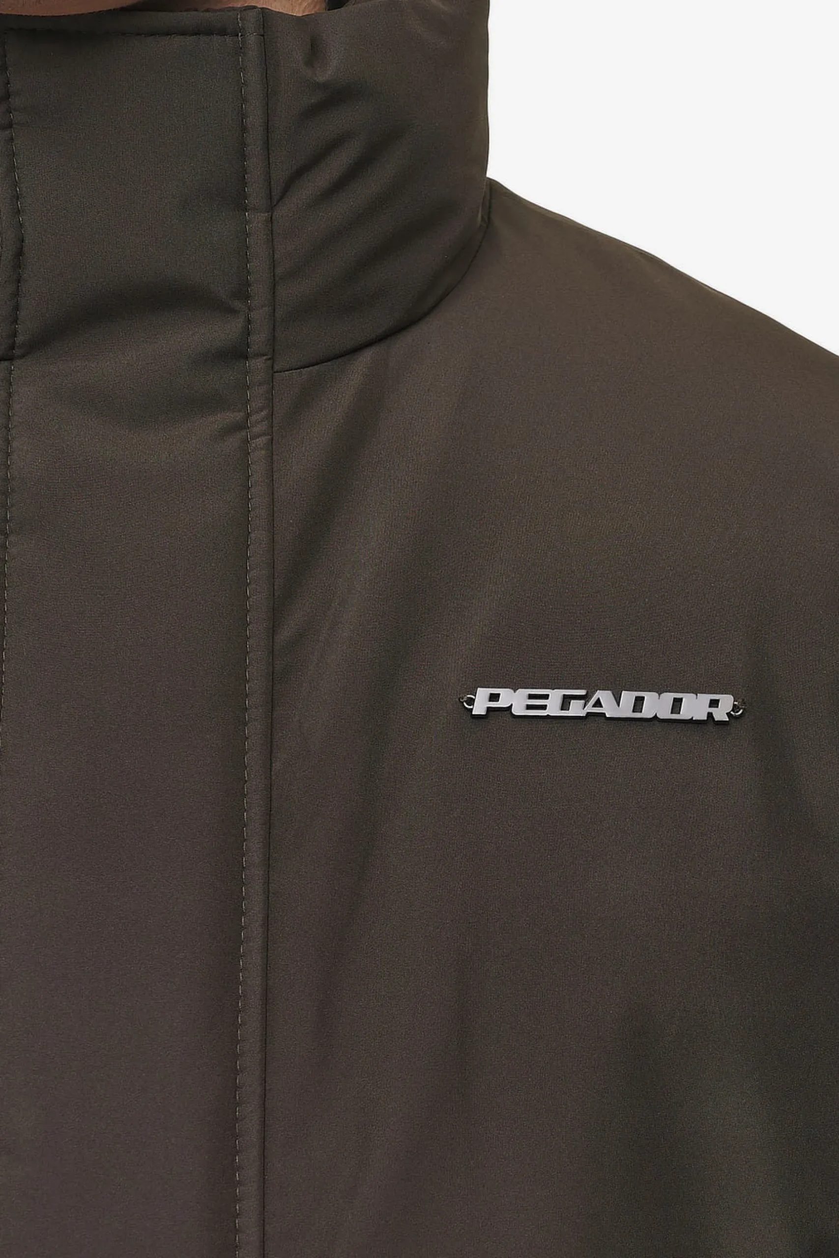Pegador Lavoy Cropped Boxy Puffer Jacket