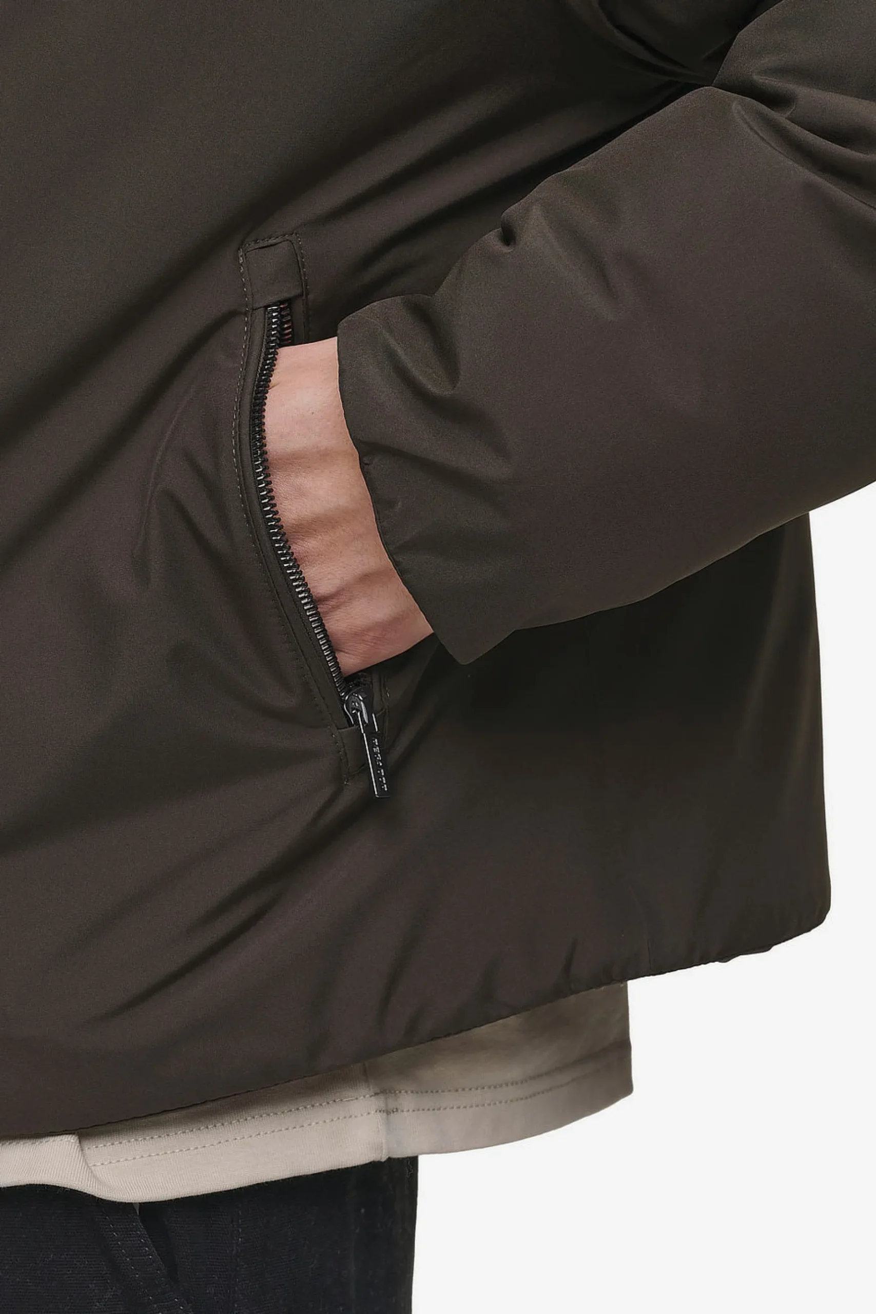 Pegador Lavoy Cropped Boxy Puffer Jacket