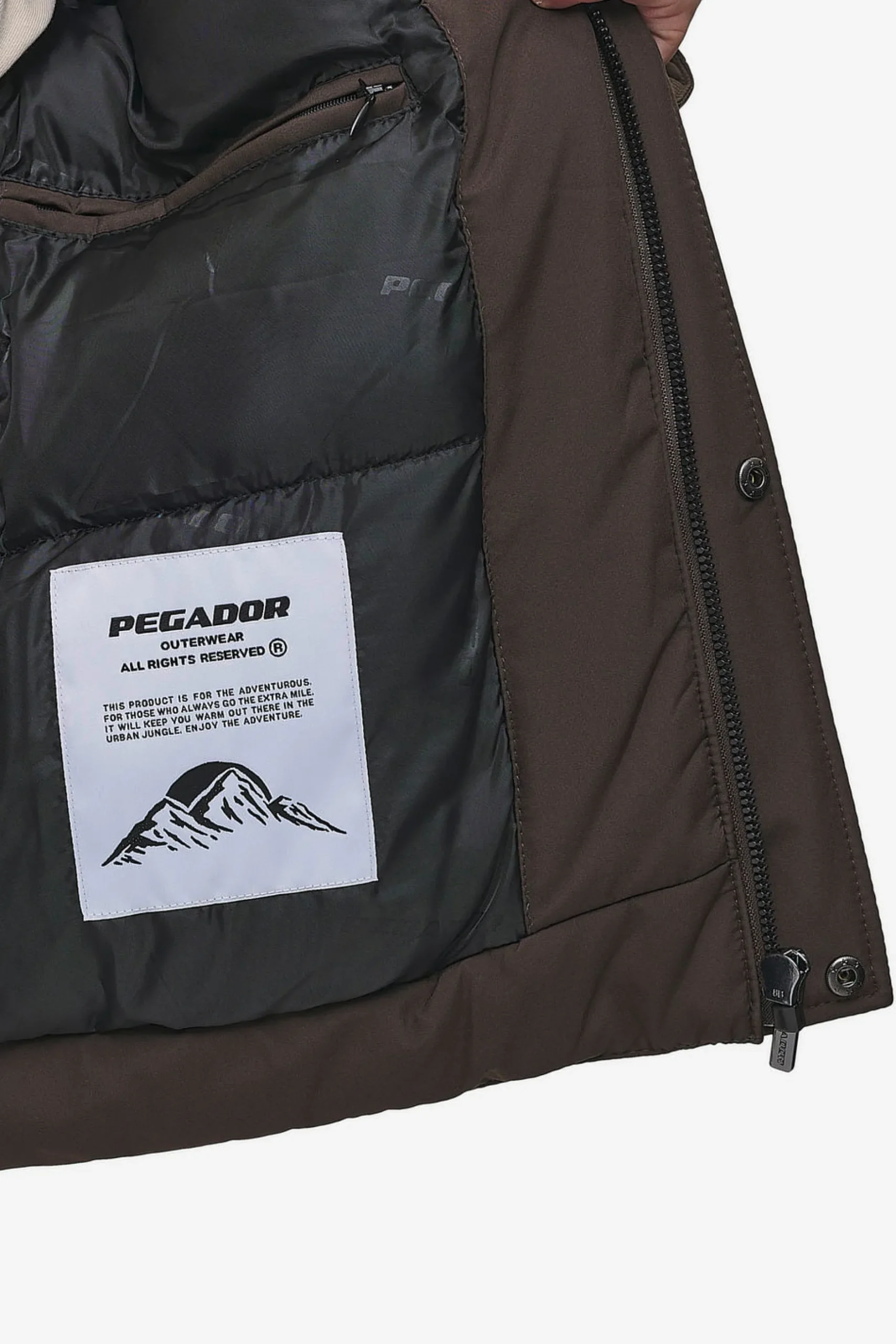 Pegador Lavoy Cropped Boxy Puffer Jacket