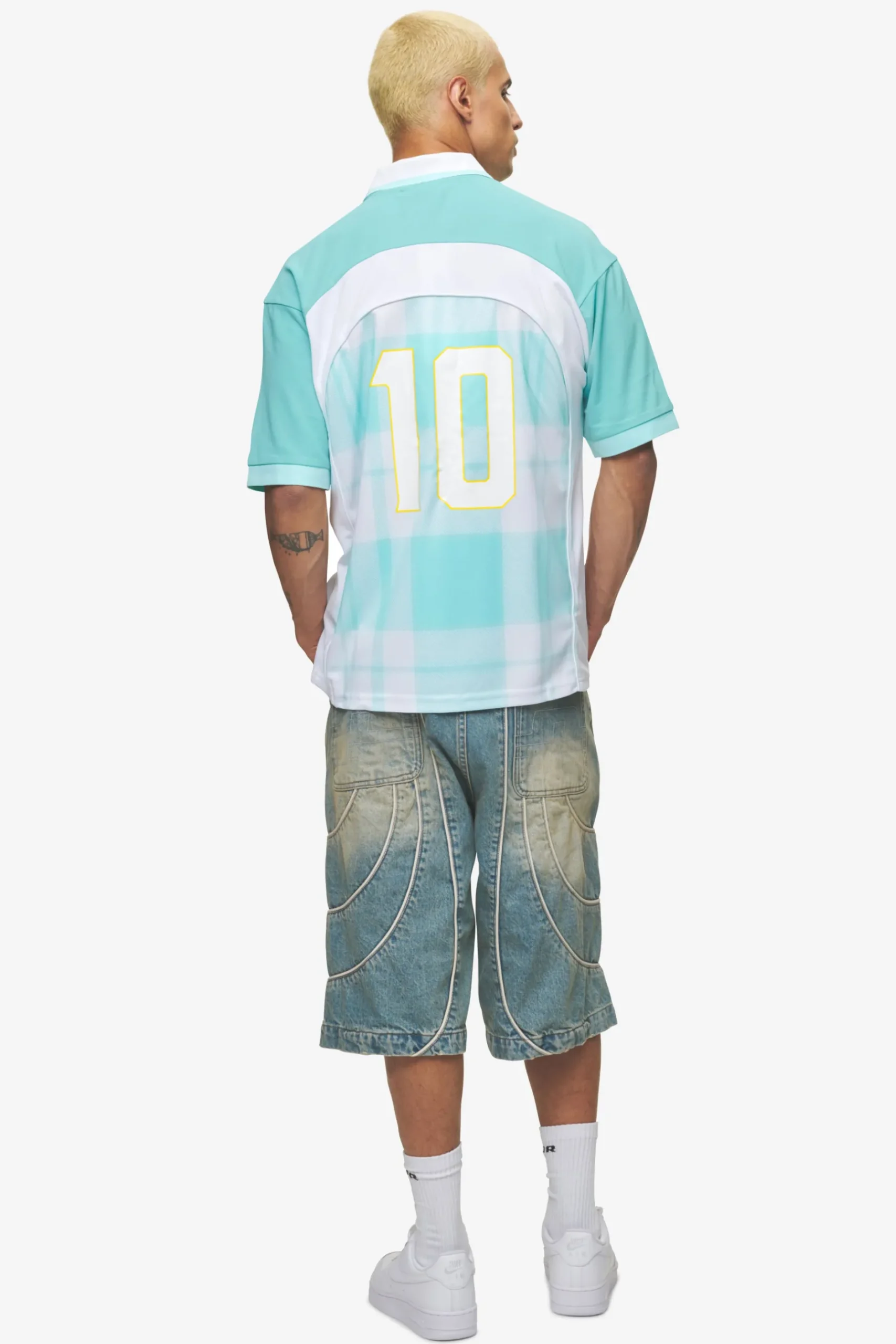 Pegador Lawn Jersey Sky Blue White