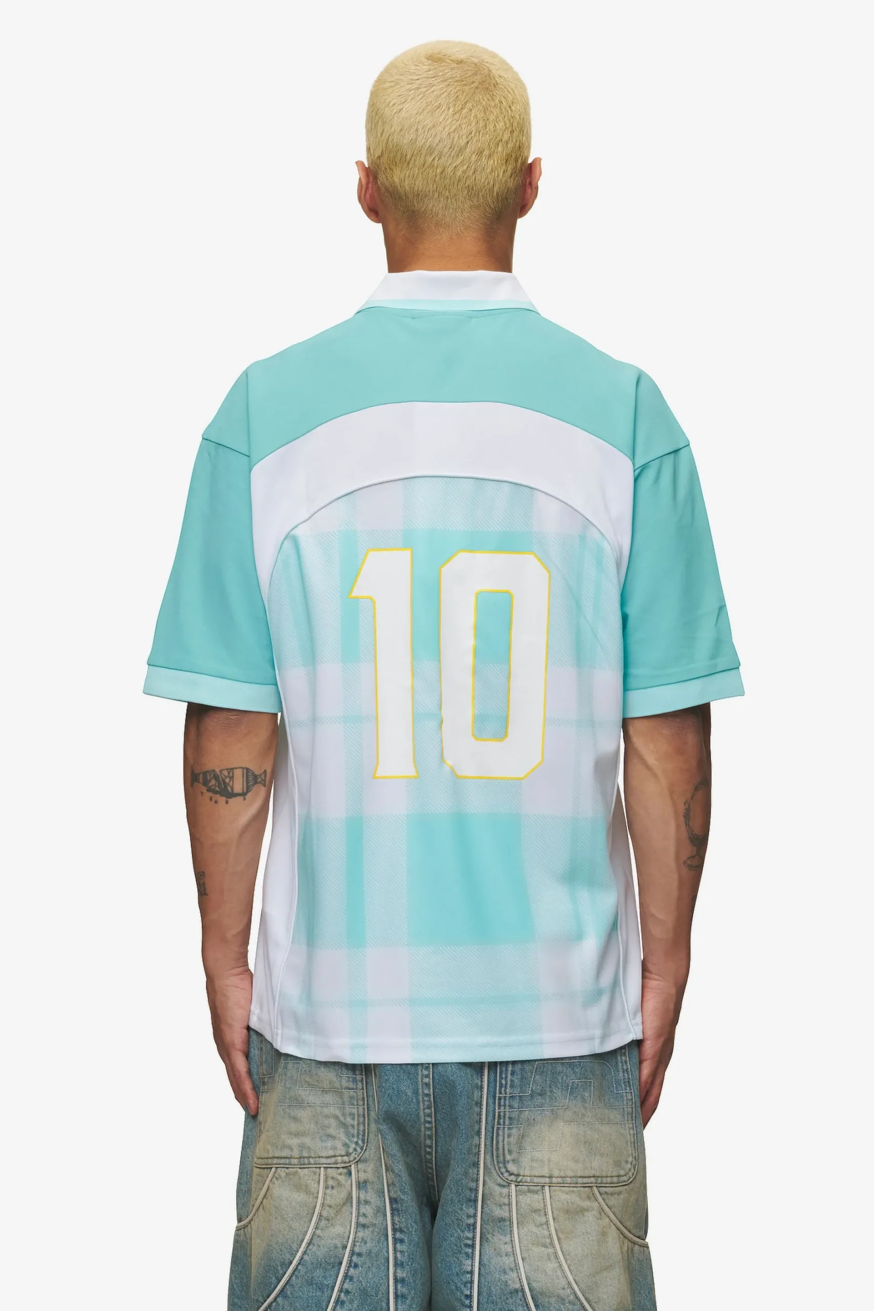 Pegador Lawn Jersey Sky Blue White