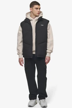 Pegador Leddy Oversized Puffer Vest Black