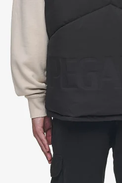 Pegador Leddy Oversized Puffer Vest Black