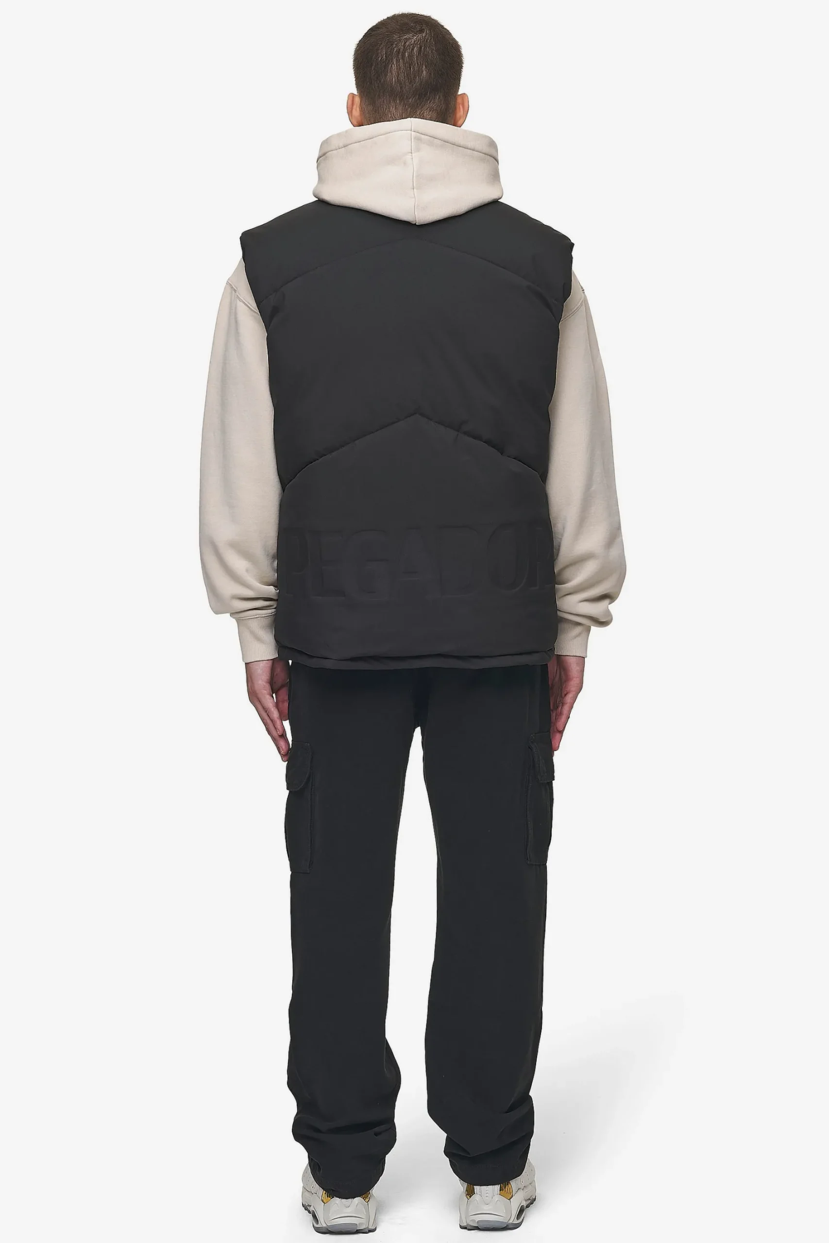 Pegador Leddy Oversized Puffer Vest Black