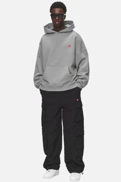 Pegador Leono Boxy Hoodie Washed Cool Grey