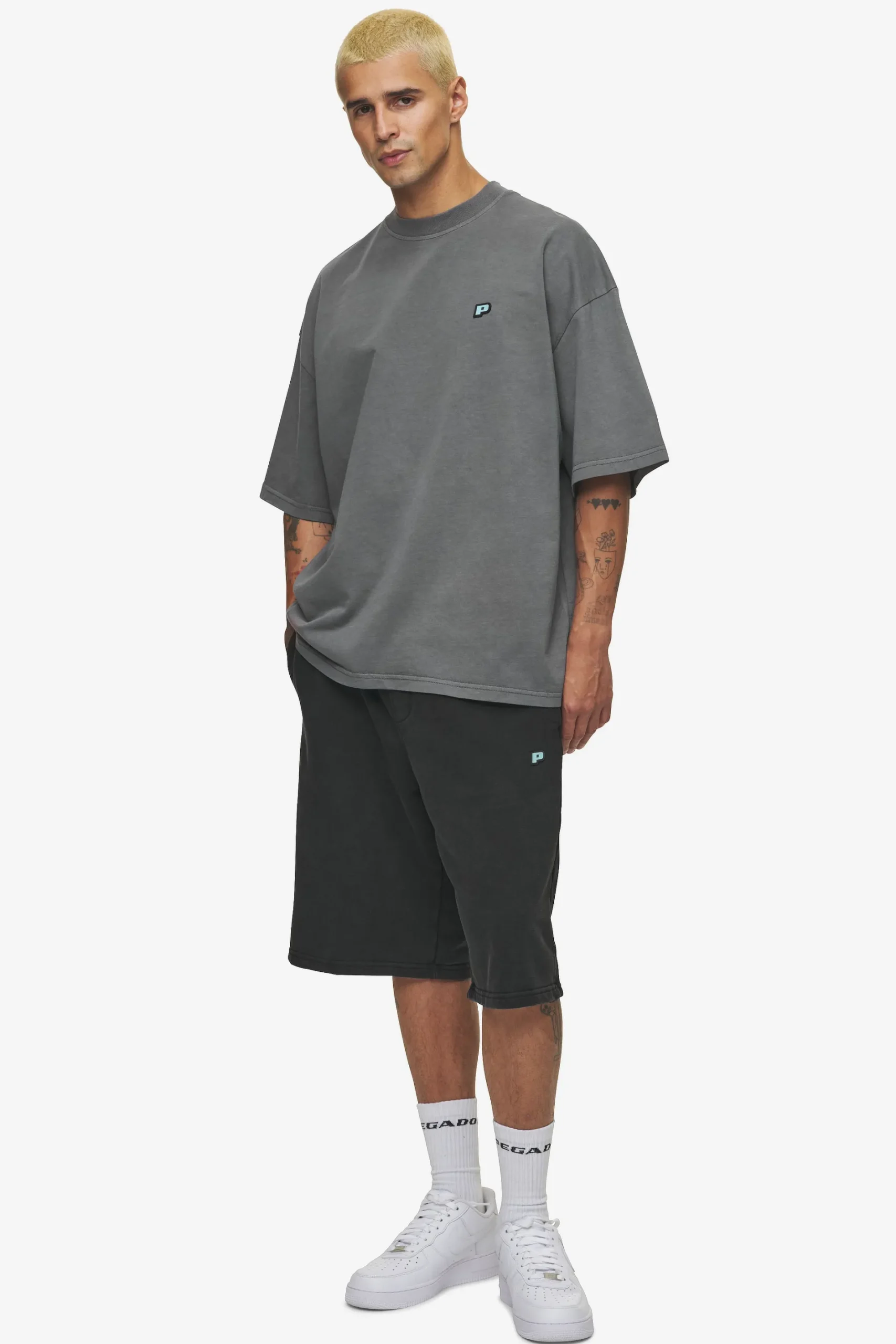 Pegador Leono Boxy Tee Sky Blue Gum
