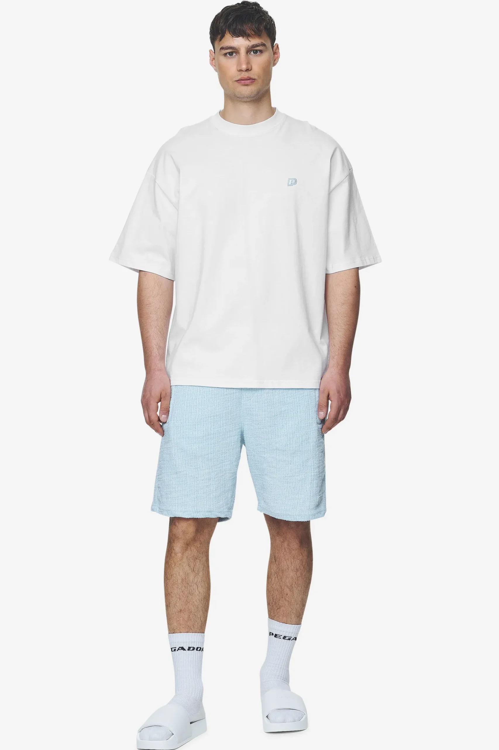 Pegador Leono Boxy Tee Baby Blue