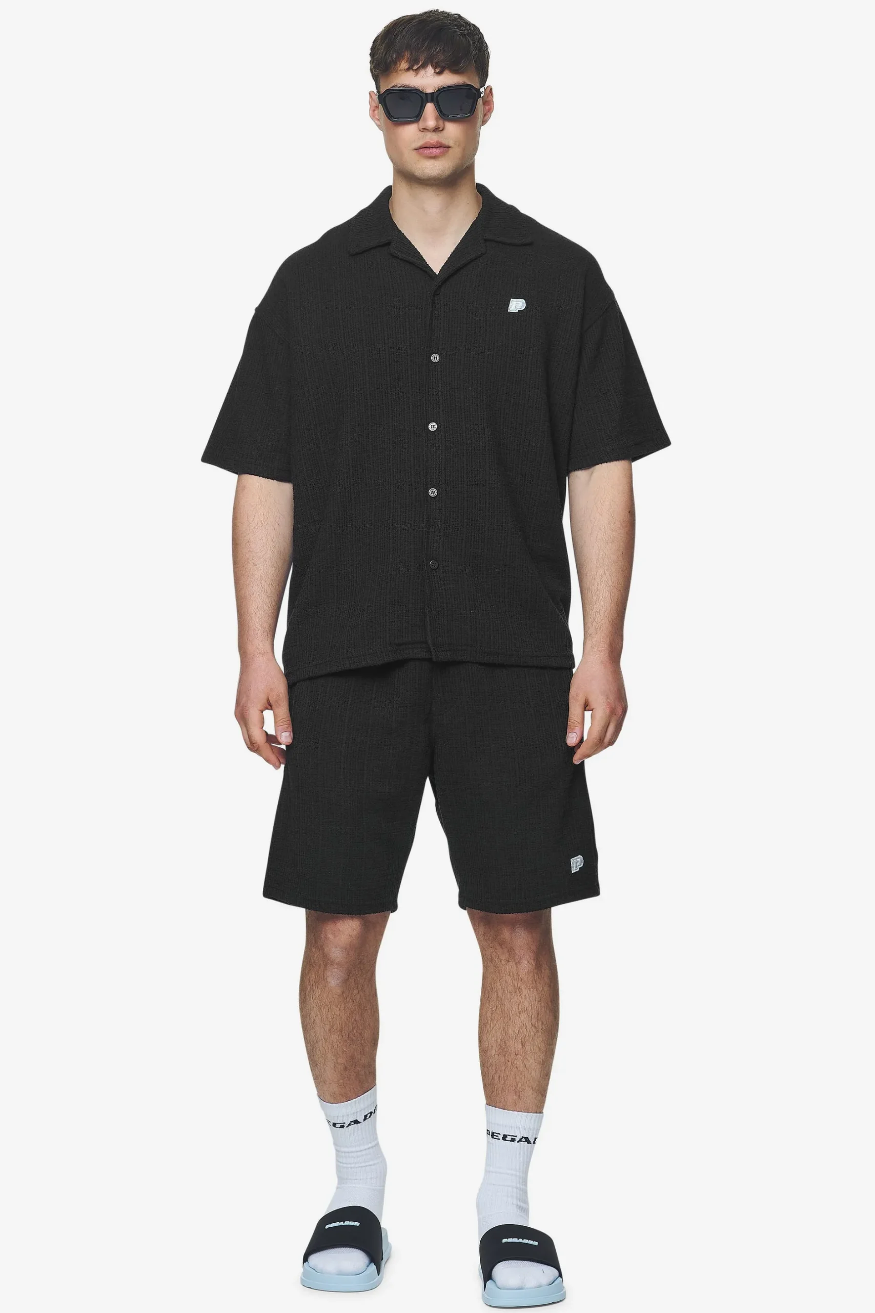 Pegador Libco Structured Knit Shorts