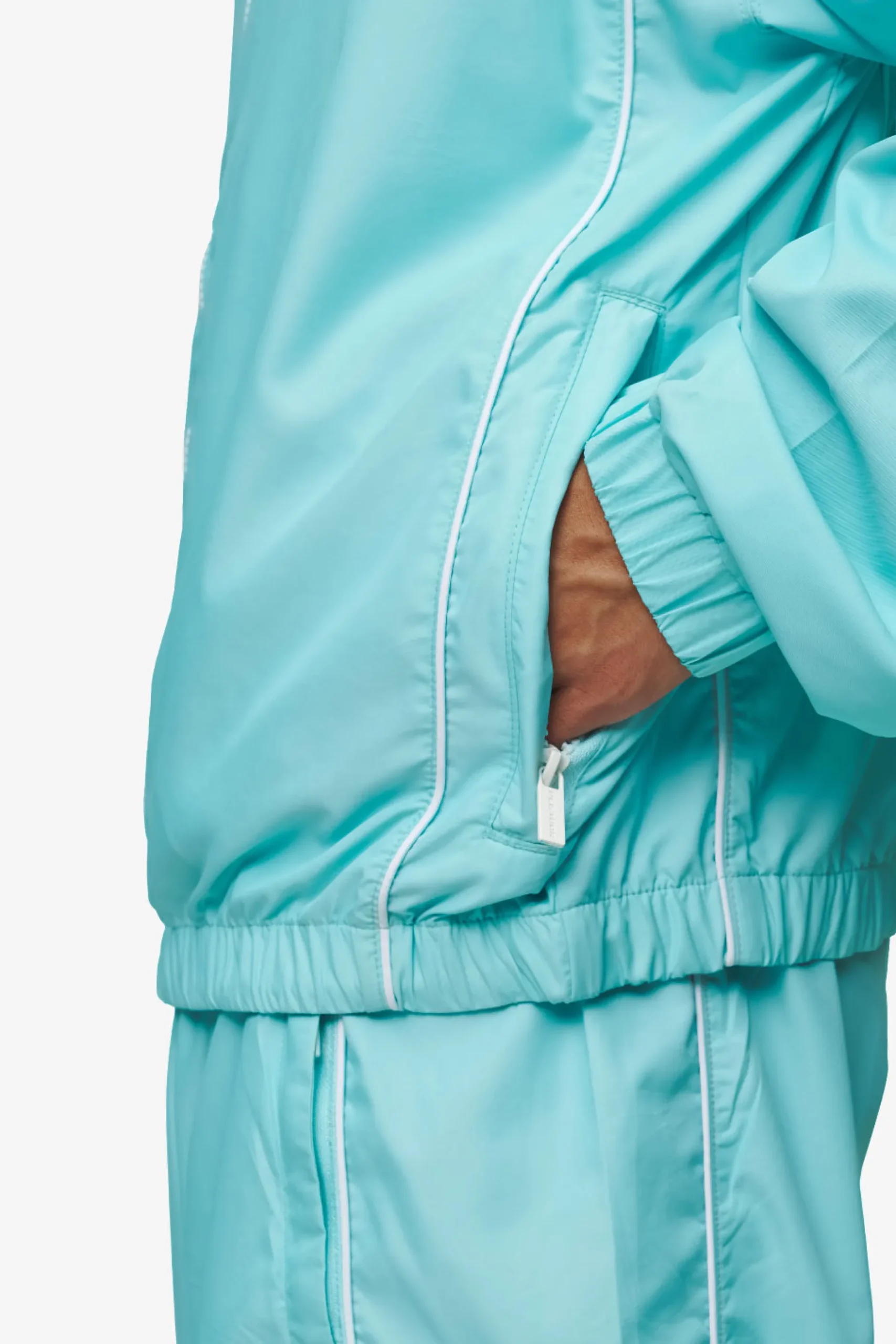 Pegador Lincoln Boxy Track Jacket Sky Blue