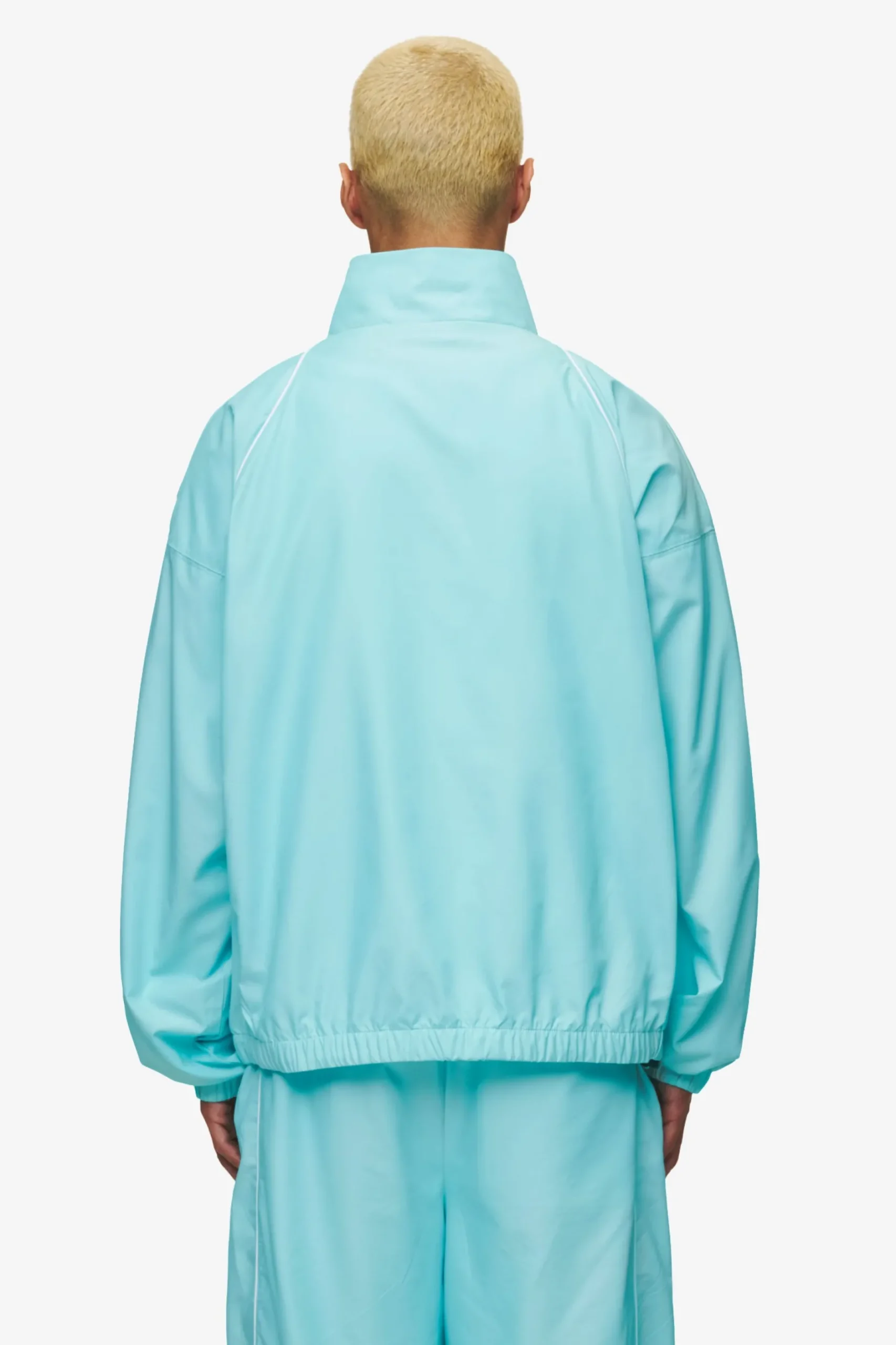 Pegador Lincoln Boxy Track Jacket Sky Blue
