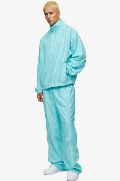 Pegador Lincoln Boxy Track Jacket Sky Blue