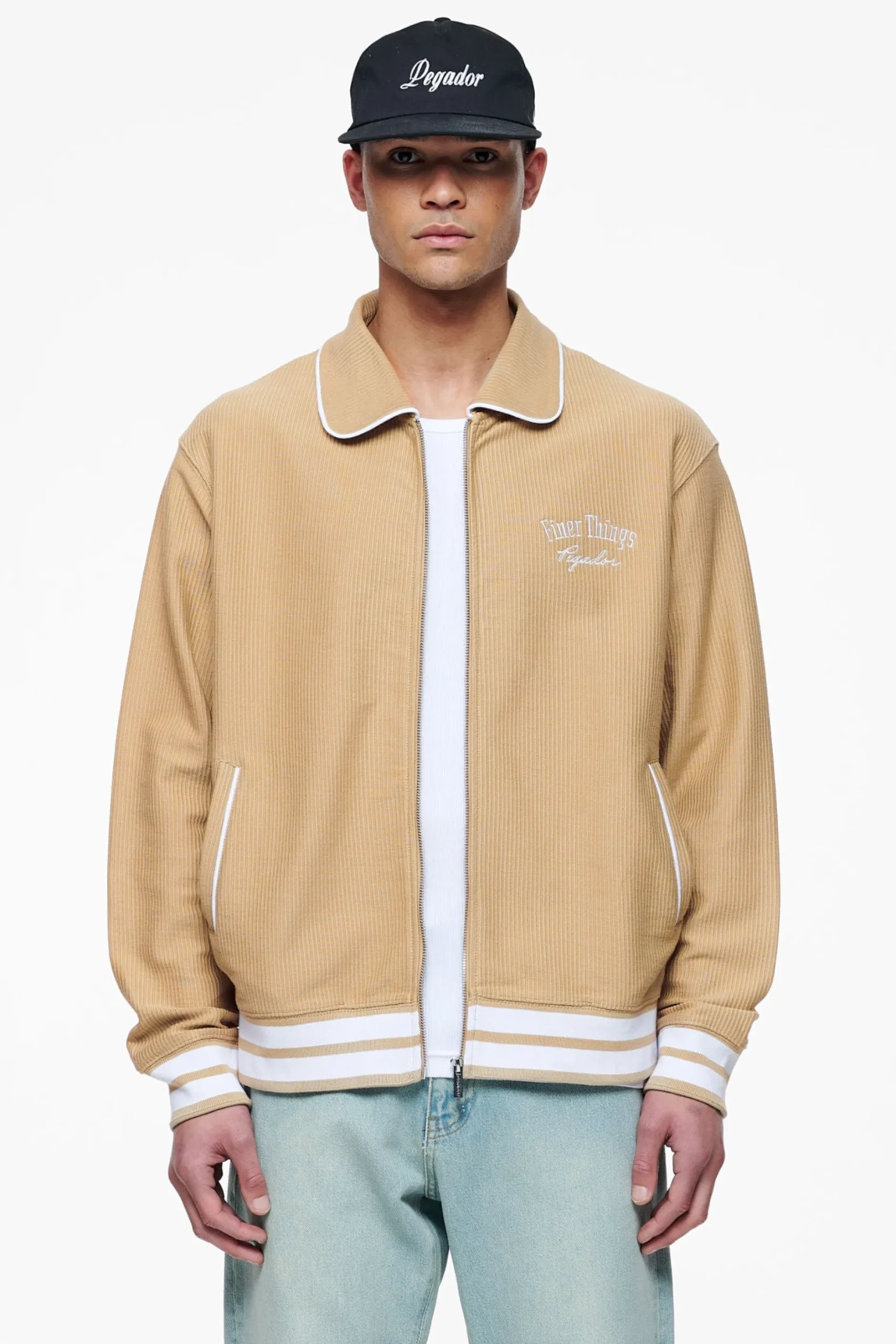 Pegador Livery Oversized Cord Jacket Espresso