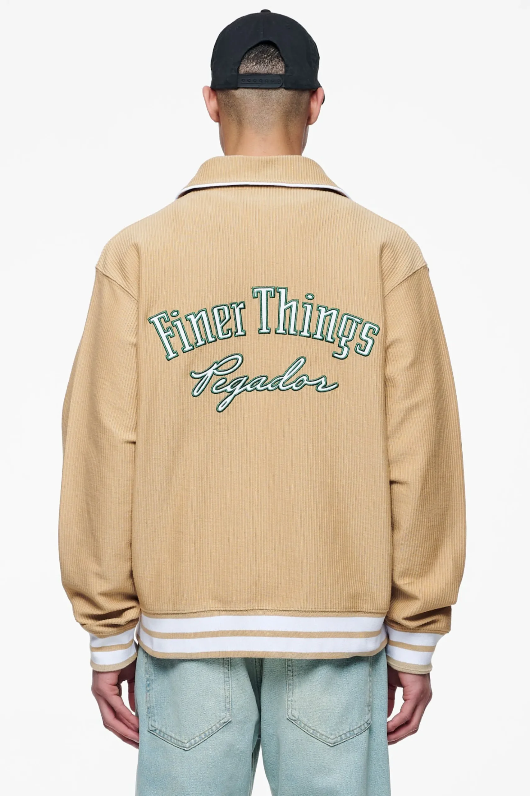 Pegador Livery Oversized Cord Jacket Espresso