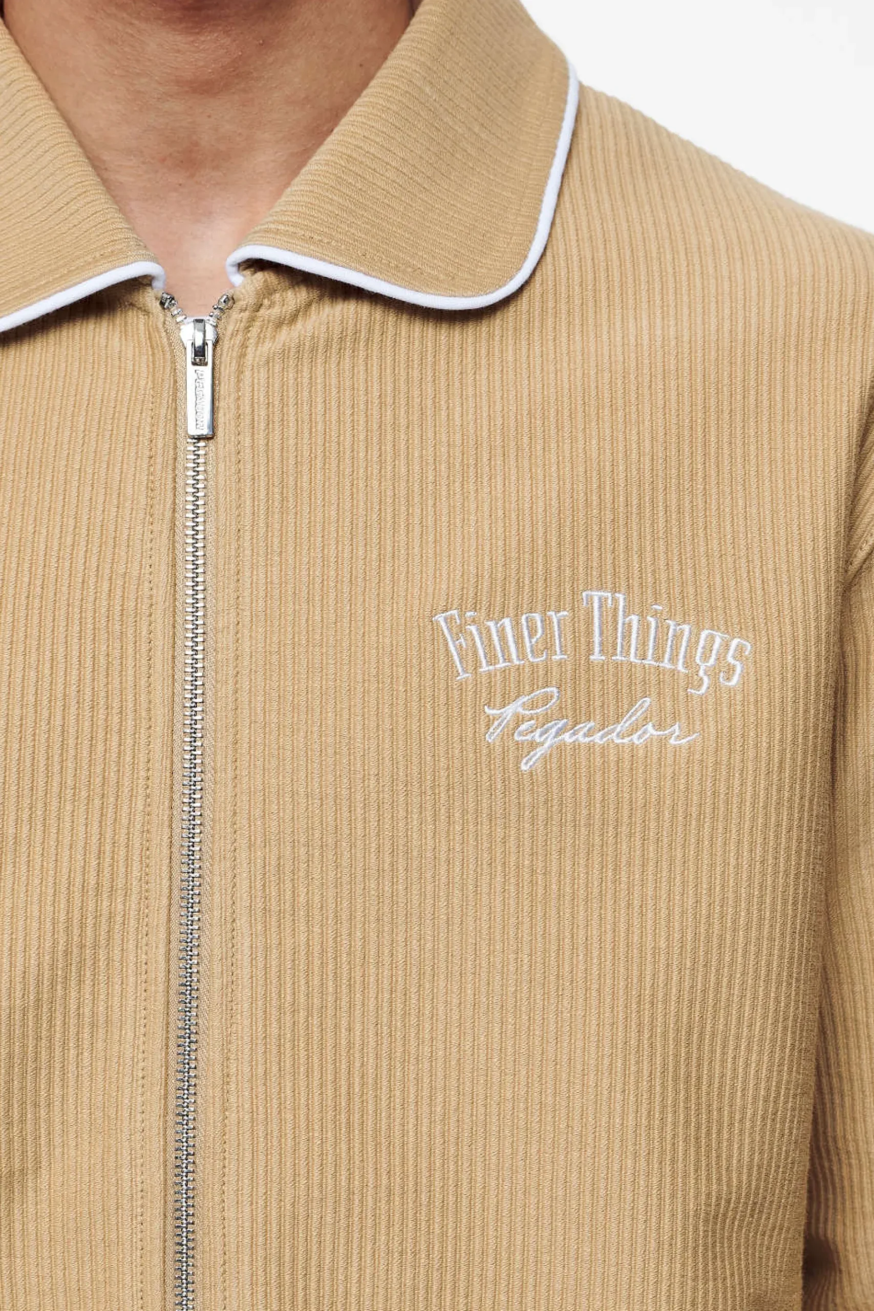 Pegador Livery Oversized Cord Jacket Espresso