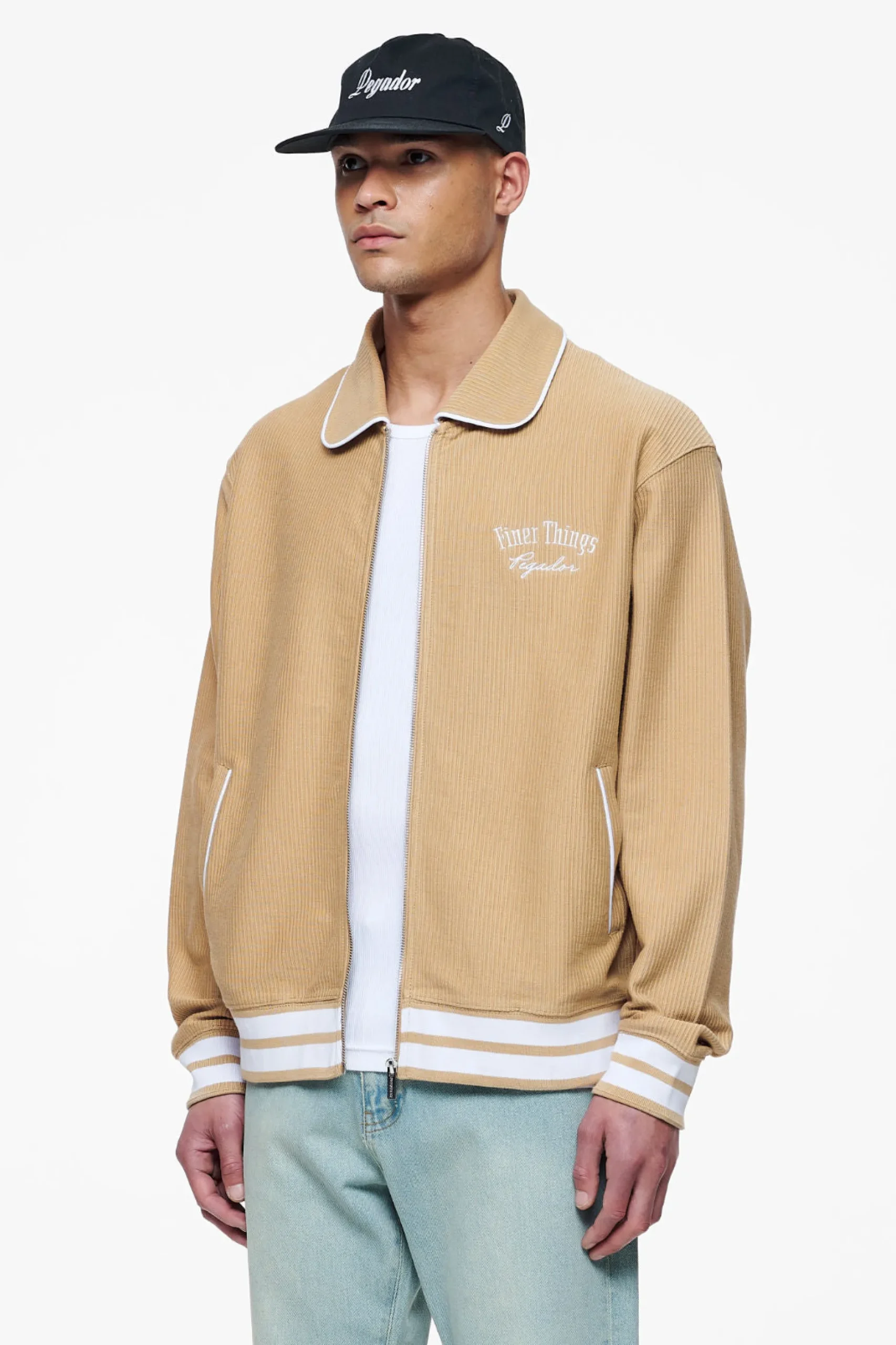 Pegador Livery Oversized Cord Jacket Espresso