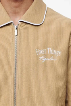 Pegador Livery Oversized Cord Jacket Espresso