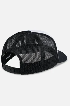 Pegador Logo Baseball Trucker Cap White Black