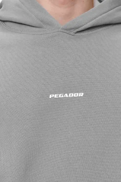 Pegador Logo Boxy Hoodie White Gum