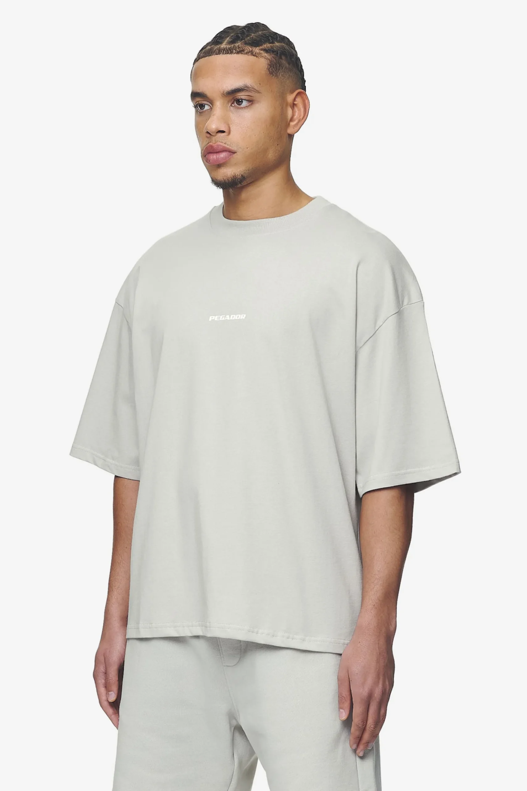 Pegador Logo Boxy Tee White Gum