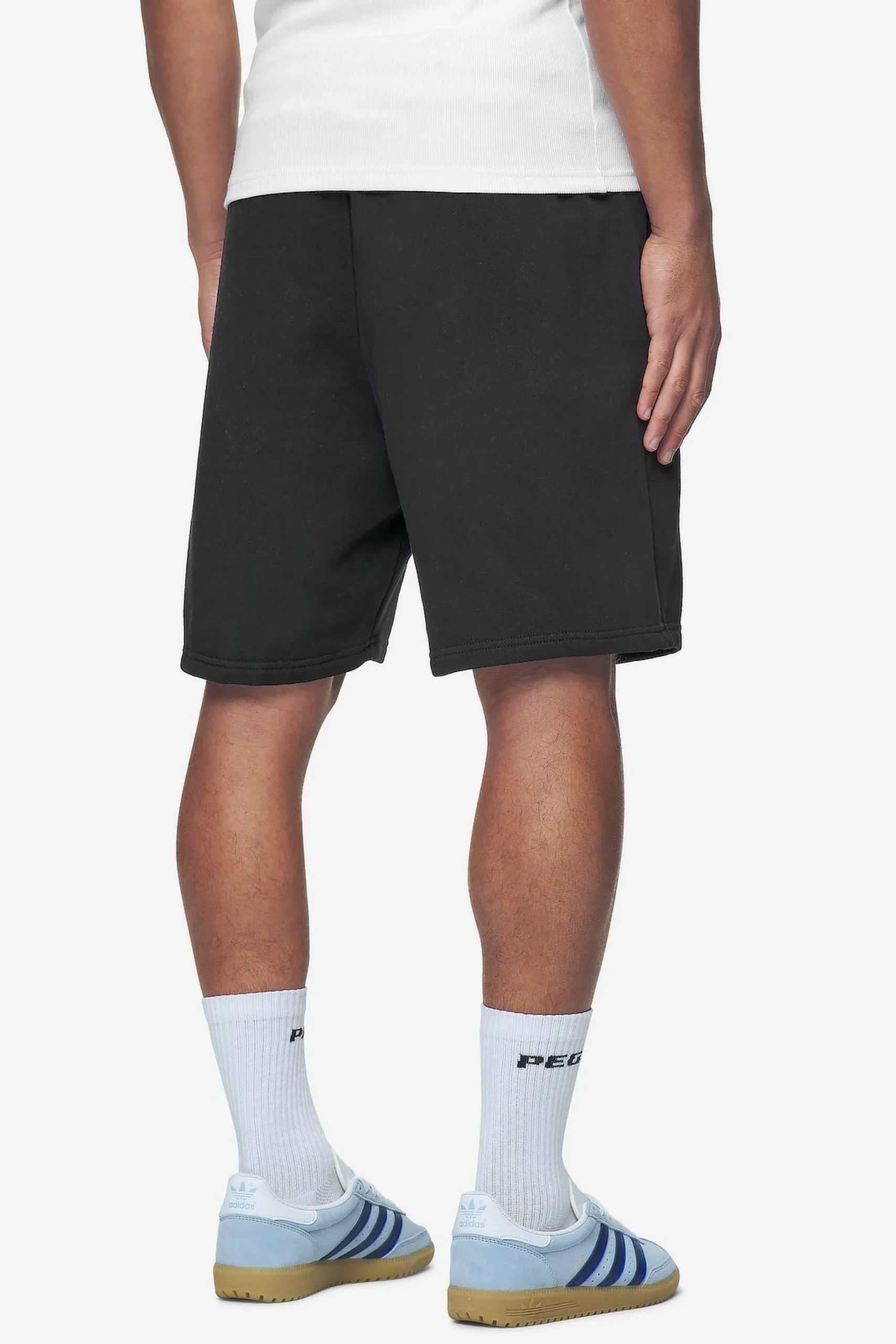 Pegador Logo Heavy Sweat Shorts White Gum