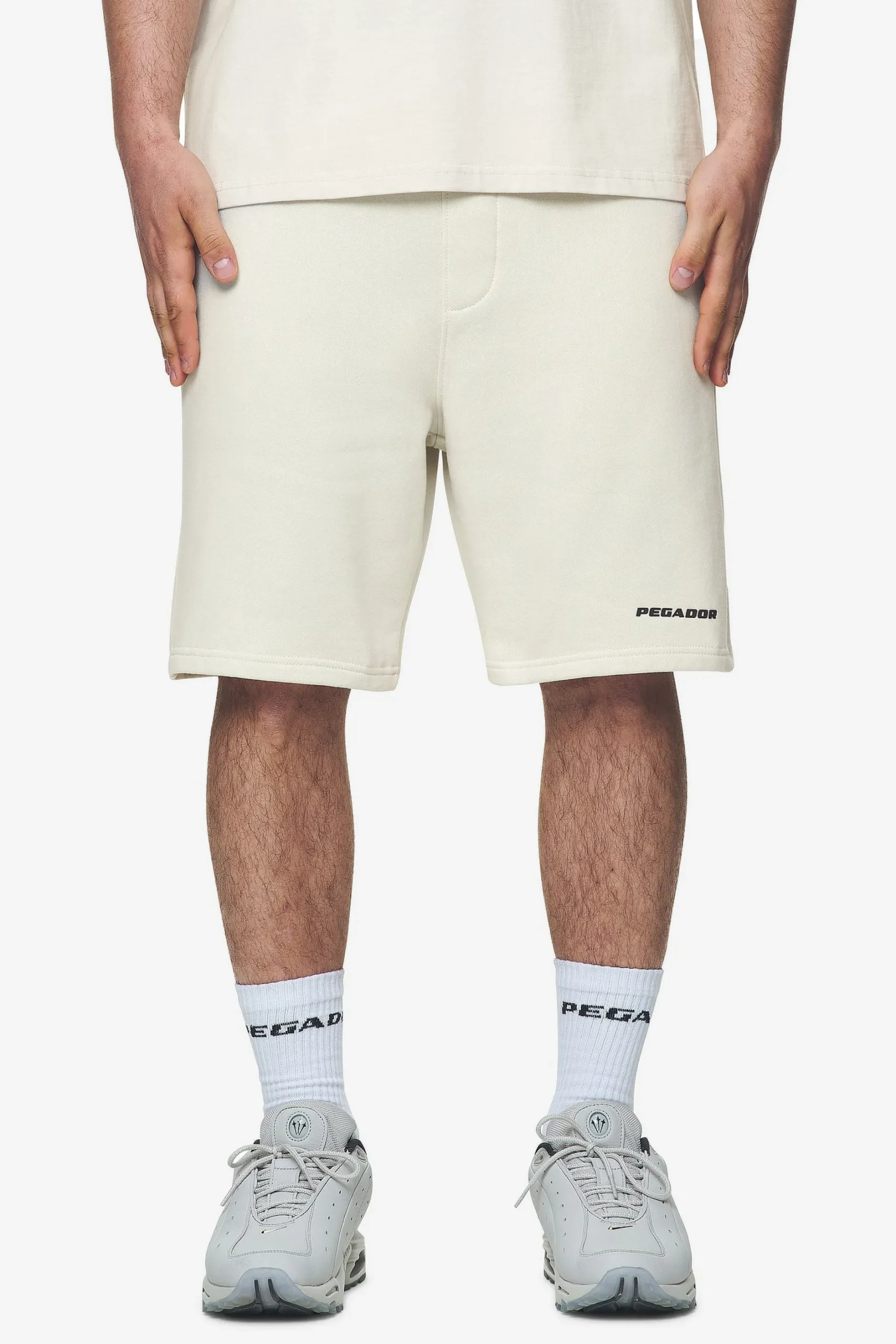 Pegador Logo Heavy Sweat Shorts Black Gum