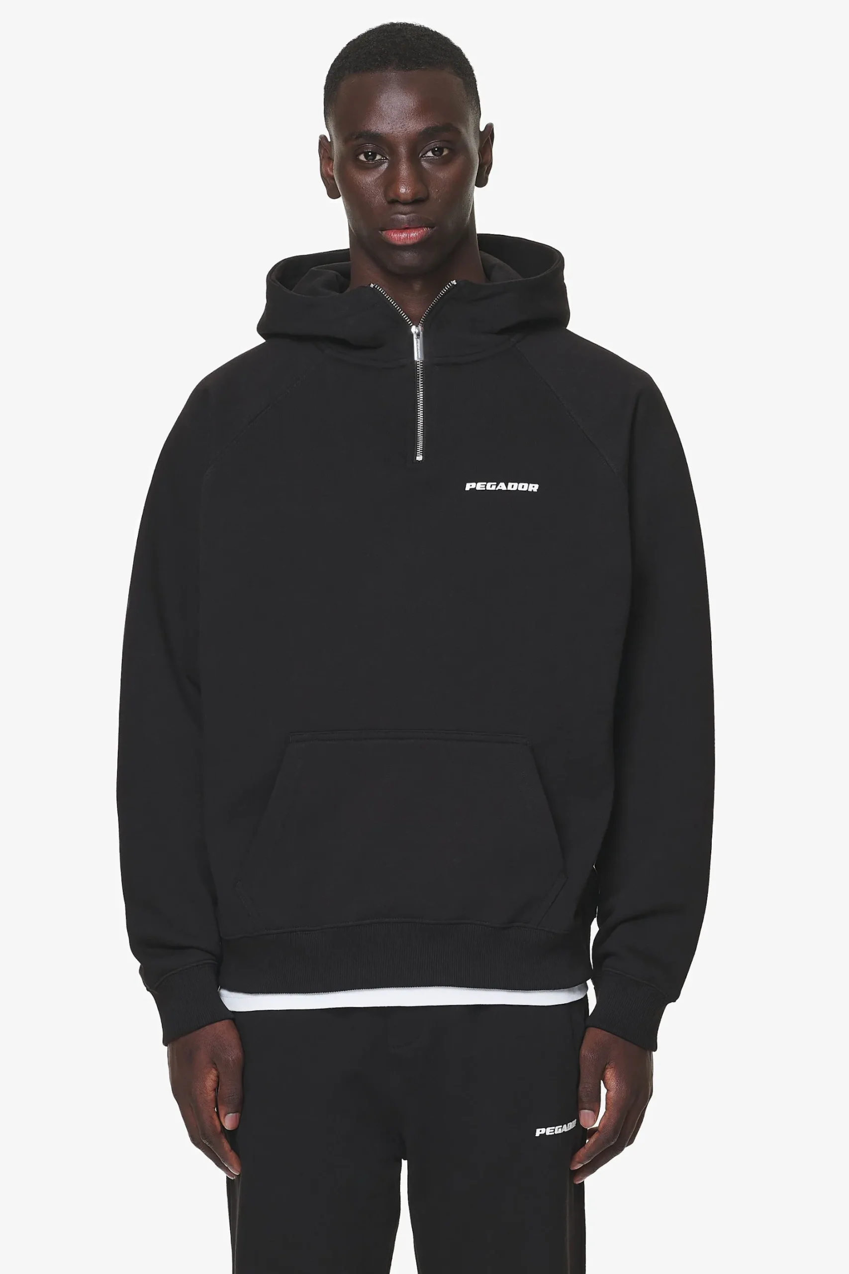 Pegador Logo Oversized Halfzip Hoodie Gum