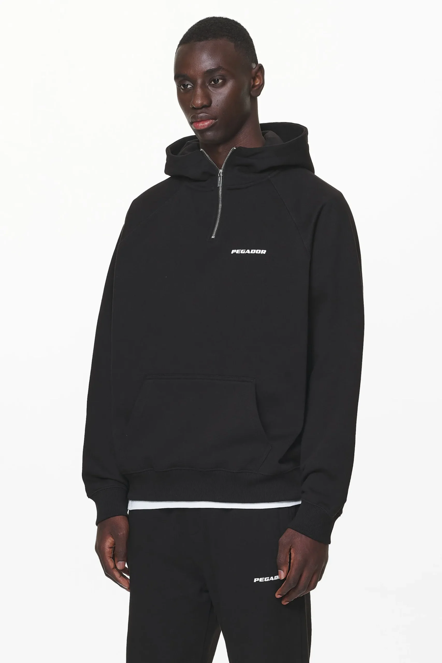 Pegador Logo Oversized Halfzip Hoodie Gum