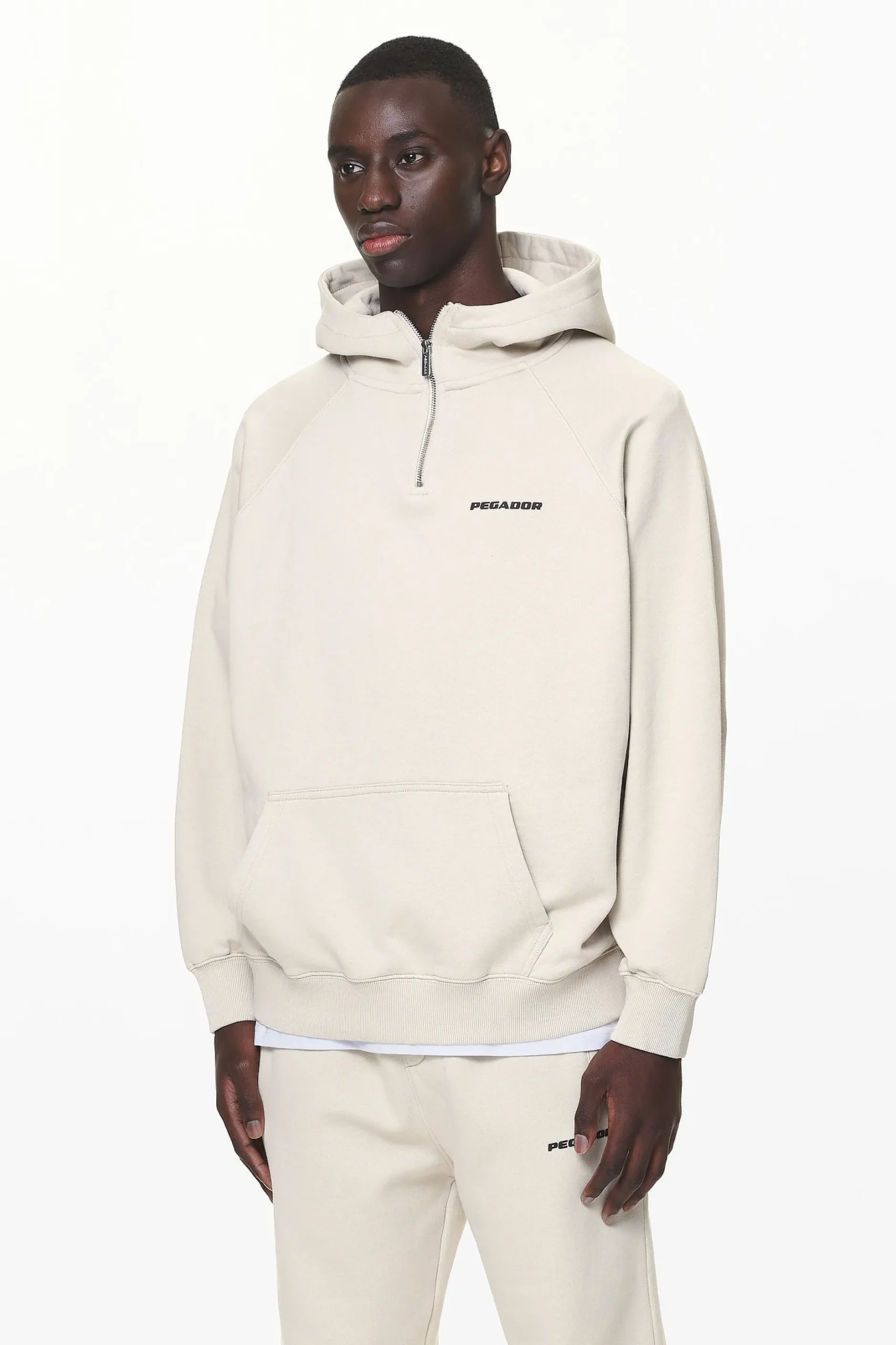 Pegador Logo Oversized Halfzip Hoodie