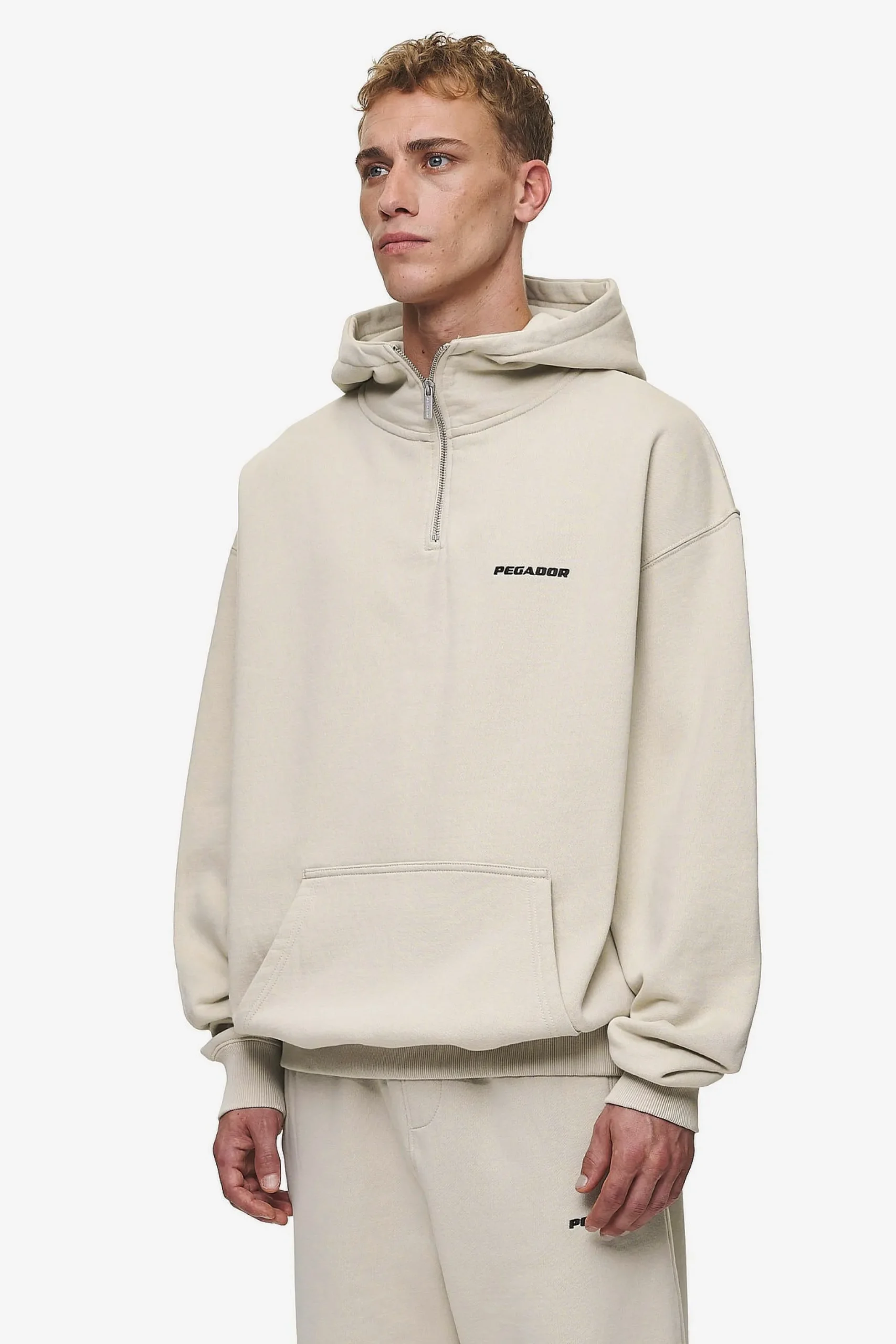 Pegador Logo Oversized Halfzip Hoodie