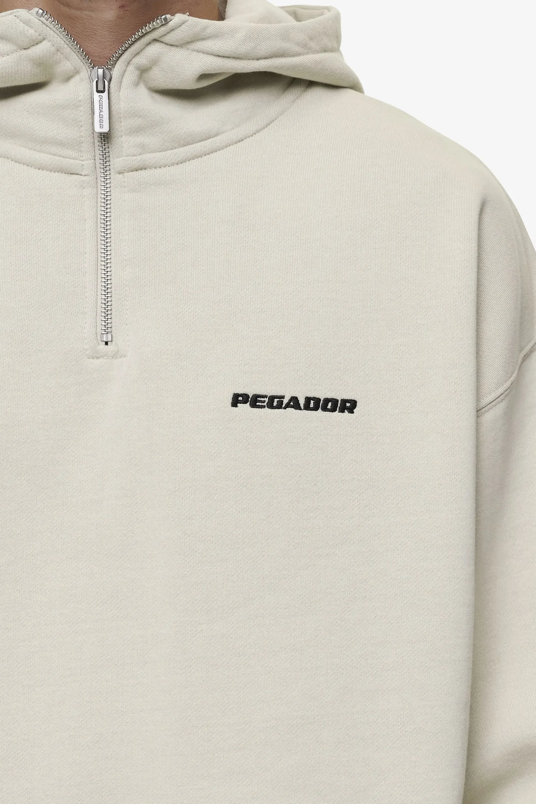 Pegador Logo Oversized Halfzip Hoodie