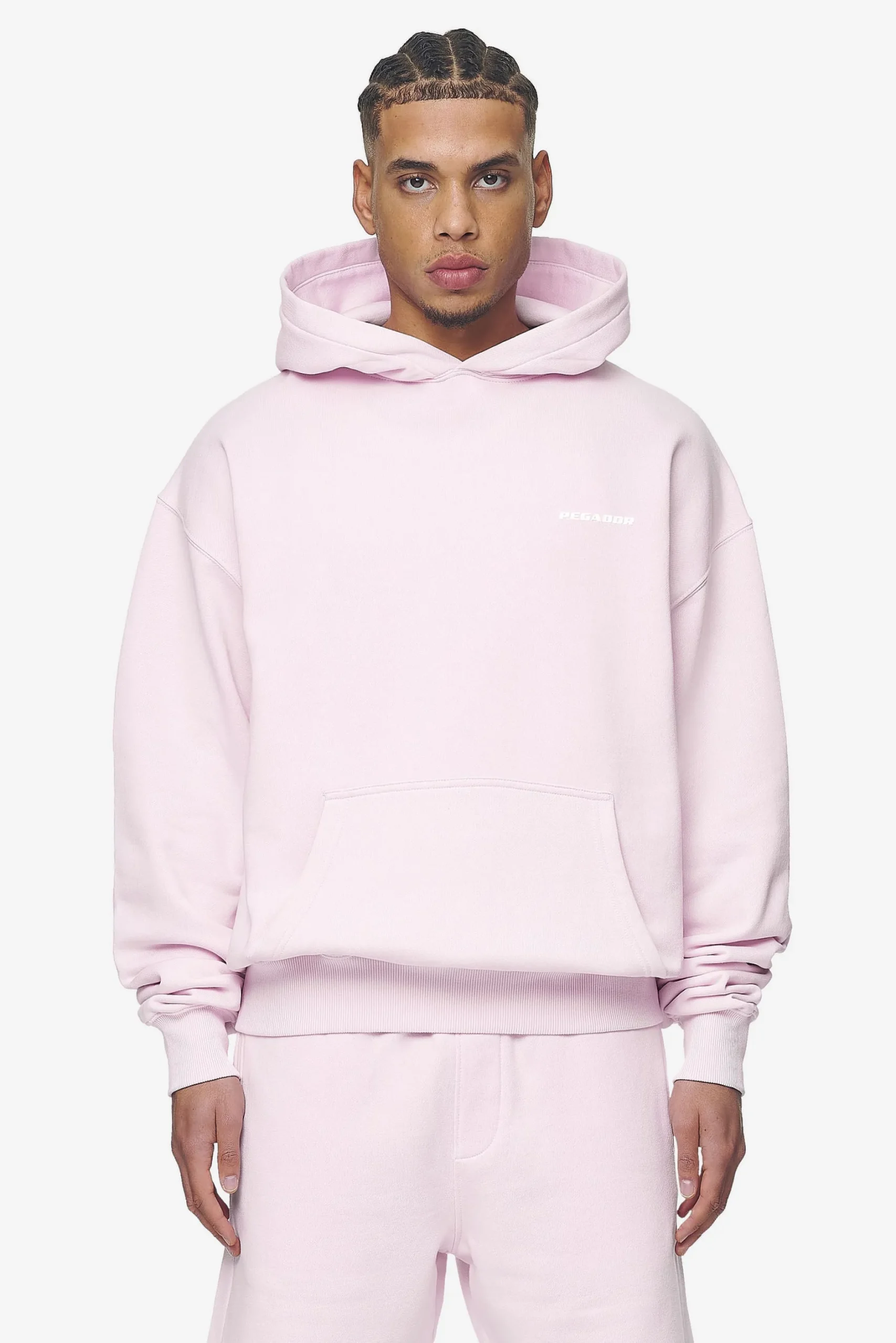 Pegador Logo Oversized Hoodie White Gum