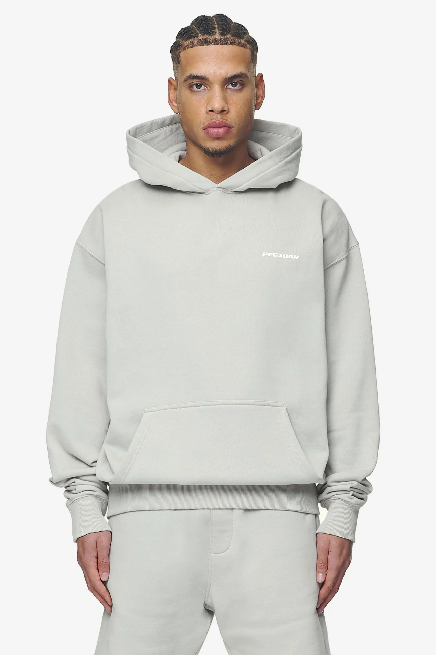 Pegador Logo Oversized Hoodie White Gum