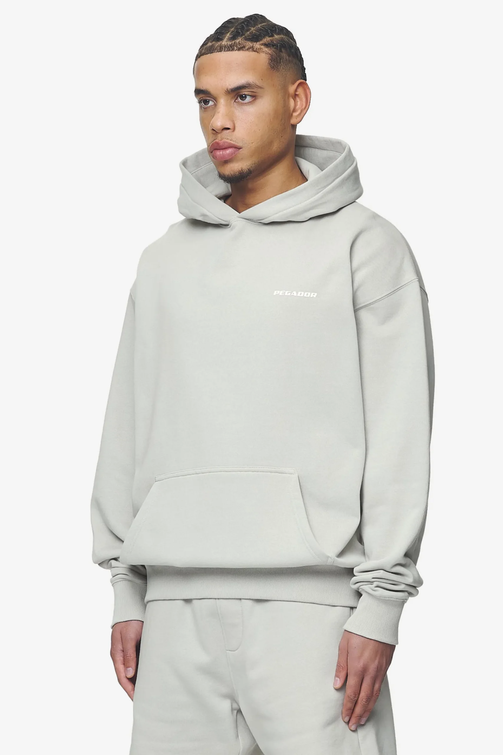 Pegador Logo Oversized Hoodie White Gum