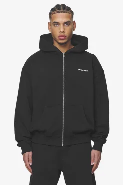 Pegador Logo Oversized Sweat Jacket White Gum